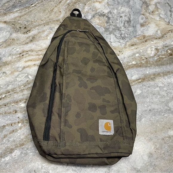 Carhartt Camo Sling Unisex Bag with pockets - Picture 1 of 10